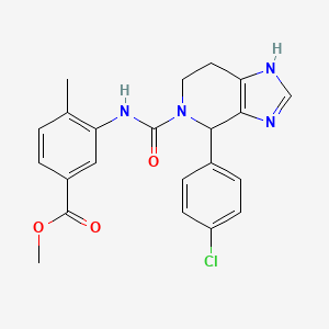 methyl 3-({[4-(4-chlorophenyl)-1,4,6,7-tetrahydro-5H-imidazo[4,5-c]pyridin-5-yl]carbonyl}amino)-4-methylbenzoate