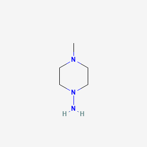molecular formula C5H13N3 B1216902 1-氨基-4-甲基哌嗪 CAS No. 6928-85-4