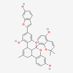 molecular formula C39H32O8 B1216907 Mulberrofuran K 