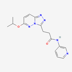 3-(6-isopropoxy-[1,2,4]triazolo[4,3-b]pyridazin-3-yl)-N-(pyridin-3-yl)propanamide