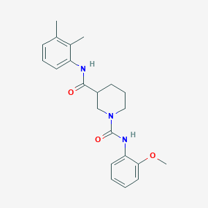 molecular formula C22H27N3O3 B1216915 N3-(2,3-dimethylphenyl)-N1-(2-methoxyphenyl)piperidine-1,3-dicarboxamide 
