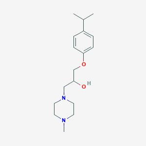 molecular formula C17H28N2O2 B12169161 1-(4-methylpiperazin-1-yl)-3-(4-propan-2-ylphenoxy)propan-2-ol 