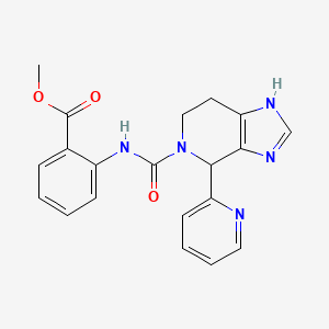 methyl 2-({[4-(pyridin-2-yl)-3,4,6,7-tetrahydro-5H-imidazo[4,5-c]pyridin-5-yl]carbonyl}amino)benzoate