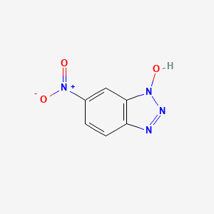 molecular formula C6H4N4O3 B1216932 1-Hydroxy-6-nitrobenzotriazole CAS No. 26185-63-7