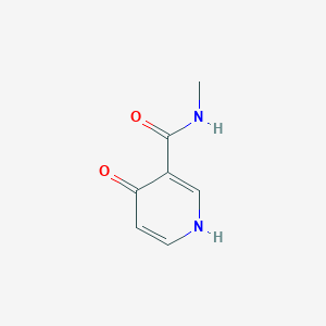 molecular formula C7H8N2O2 B1216944 N-甲基-4-氧代-1,4-二氢吡啶-3-甲酰胺 CAS No. 3128-29-8