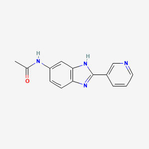 N-(2-Pyridin-3-yl-1H-benzoimidazol-5-yl)-acetamide