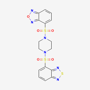 4-{[4-(2,1,3-Benzothiadiazol-4-ylsulfonyl)piperazin-1-yl]sulfonyl}-2,1,3-benzoxadiazole