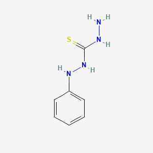 molecular formula C7H10N4S B12169494 N'-Phenylhydrazinecarbothiohydrazide CAS No. 2550-71-2