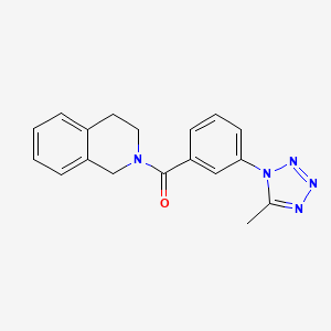 3,4-dihydroisoquinolin-2(1H)-yl[3-(5-methyl-1H-tetrazol-1-yl)phenyl]methanone