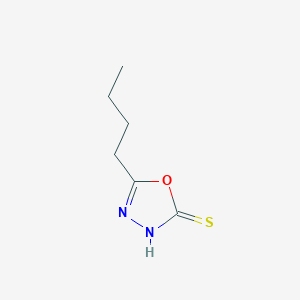 molecular formula C6H10N2OS B12169659 5-Butyl-1,3,4-oxadiazoline-2-thione 