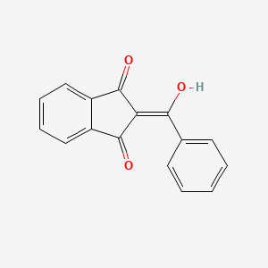 molecular formula C16H10O3 B12169687 3-hydroxy-2-(phenylcarbonyl)-1H-inden-1-one CAS No. 27832-50-4