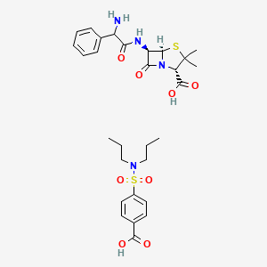 molecular formula C29H38N4O8S2 B1216985 Prototapen CAS No. 80042-41-7