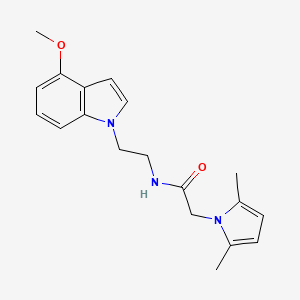 2-(2,5-dimethyl-1H-pyrrol-1-yl)-N-[2-(4-methoxy-1H-indol-1-yl)ethyl]acetamide