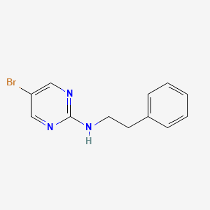 (5-Bromo-pyrimidin-2-YL)-phenethyl-amine