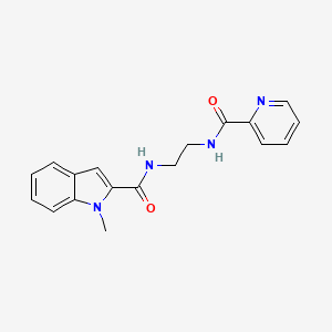 1-methyl-N-{2-[(pyridin-2-ylcarbonyl)amino]ethyl}-1H-indole-2-carboxamide