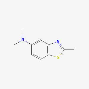 molecular formula C10H12N2S B12170306 N,N,2-Trimethyl-1,3-benzothiazol-5-amine 