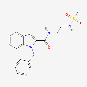 1-benzyl-N-{2-[(methylsulfonyl)amino]ethyl}-1H-indole-2-carboxamide