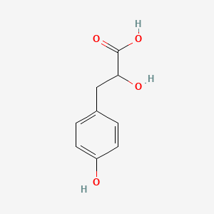 molecular formula C9H10O4 B1217039 2-Hydroxy-3-(4-hydroxyphenyl)propanoic acid CAS No. 306-23-0