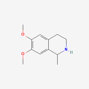 molecular formula C12H17NO2 B1217040 Salsolidine CAS No. 5784-74-7