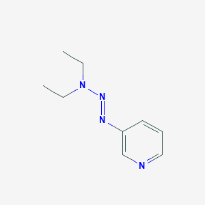 molecular formula C9H14N4 B1217050 1-(3-Pyridyl)-3,3-diethyltriazene CAS No. 21600-43-1