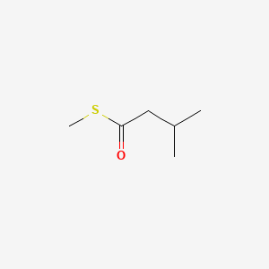 molecular formula C6H12OS B1217051 S-Methyl 3-methylbutanethioate CAS No. 23747-45-7