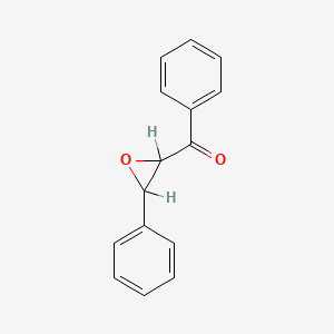 molecular formula C15H12O2 B1217052 1,3-Diphenyl-2,3-epoxy-1-propanone CAS No. 5411-12-1