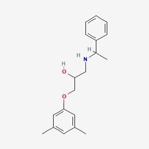 molecular formula C19H25NO2 B12170582 2-Propanol, 1-(3,5-dimethylphenoxy)-3-[(1-phenylethyl)amino]- CAS No. 327105-12-4