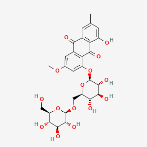 molecular formula C28H32O15 B1217061 Physcion 8-gentiobioside CAS No. 84268-38-2