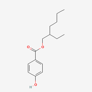 molecular formula C15H22O3 B1217064 2-Ethylhexyl 4-hydroxybenzoate CAS No. 5153-25-3
