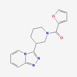 Furan-2-yl[3-([1,2,4]triazolo[4,3-a]pyridin-3-yl)piperidin-1-yl]methanone