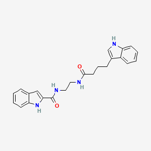 N-(2-{[4-(1H-indol-3-yl)butanoyl]amino}ethyl)-1H-indole-2-carboxamide