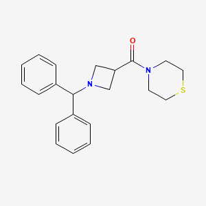 [1-(Diphenylmethyl)azetidin-3-yl](thiomorpholin-4-yl)methanone