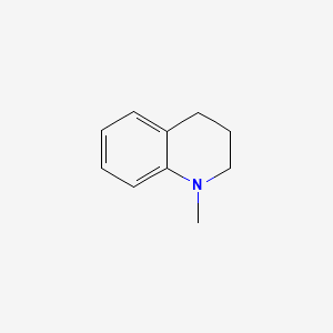molecular formula C10H13N B1217076 1-甲基-1,2,3,4-四氢喹啉 CAS No. 491-34-9