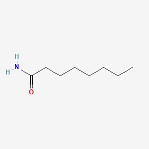 molecular formula C8H17NO B1217078 Octanamide CAS No. 629-01-6