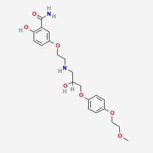 molecular formula C21H28N2O7 B1217080 三萜酚 CAS No. 76812-98-1