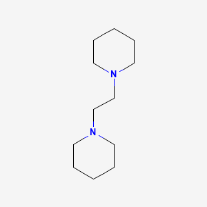 molecular formula C12H24N2 B1217083 1,2-二哌啶基乙烷 CAS No. 1932-04-3