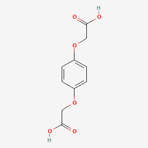 molecular formula C10H10O6 B1217085 Acetic acid, 2,2'-[1,4-phenylenebis(oxy)]bis- CAS No. 2245-53-6