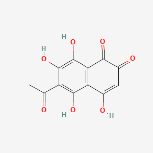 molecular formula C12H8O7 B1217086 Spinochrome A CAS No. 3718-80-7