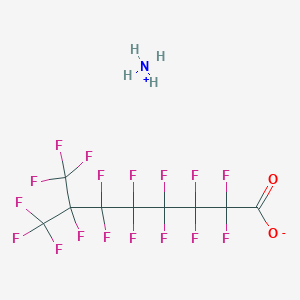 molecular formula C9H4F17NO2 B1217087 Ammonium perfluoro(7-methyloctanoate) CAS No. 3658-62-6
