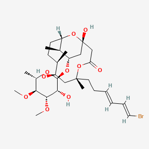 molecular formula C30H49BrO10 B1217093 Lyngbyaloside B 