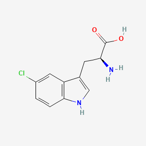 molecular formula C11H11ClN2O2 B1217096 5-氯-L-色氨酸 CAS No. 52448-15-4