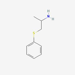 molecular formula C9H13NS B1217106 1-(Phenylthio)-2-aminopropane CAS No. 2014-77-9