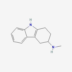 molecular formula C13H16N2 B1217110 N-methyl-2,3,4,9-tetrahydro-1H-carbazol-3-amine CAS No. 22350-03-4