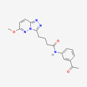 N-(3-acetylphenyl)-4-(6-methoxy[1,2,4]triazolo[4,3-b]pyridazin-3-yl)butanamide