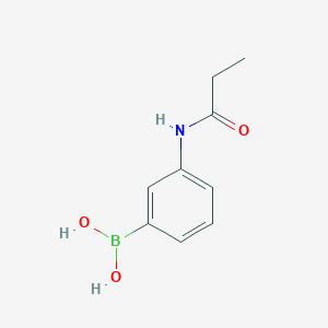 molecular formula C9H12BNO3 B121714 3-Propionamidophenylboronic acid CAS No. 153853-43-1