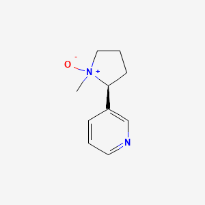 molecular formula C10H14N2O B1217153 尼古丁-1'-N-氧化物 CAS No. 491-26-9
