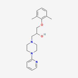 1-(2,6-Dimethylphenoxy)-3-[4-(pyridin-2-yl)piperazin-1-yl]propan-2-ol