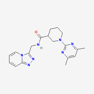 1-(4,6-dimethylpyrimidin-2-yl)-N-([1,2,4]triazolo[4,3-a]pyridin-3-ylmethyl)piperidine-3-carboxamide