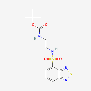 Tert-butyl {2-[(2,1,3-benzothiadiazol-4-ylsulfonyl)amino]ethyl}carbamate