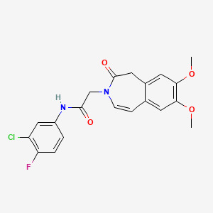 molecular formula C20H18ClFN2O4 B12171733 C20H18ClFN2O4 